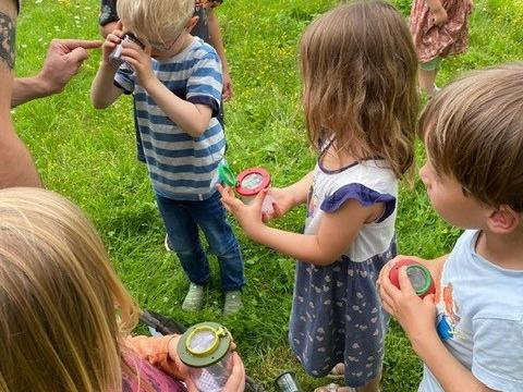 BiCK-Projekt St. Barbara Bonn-Ippendorf, Becherlupenexkursion