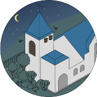 Illustration Nacht Paar