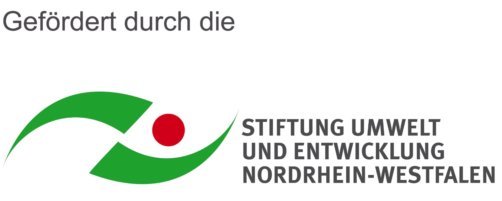 Förderhinweis Stiftung Umwelt und Entwicklung